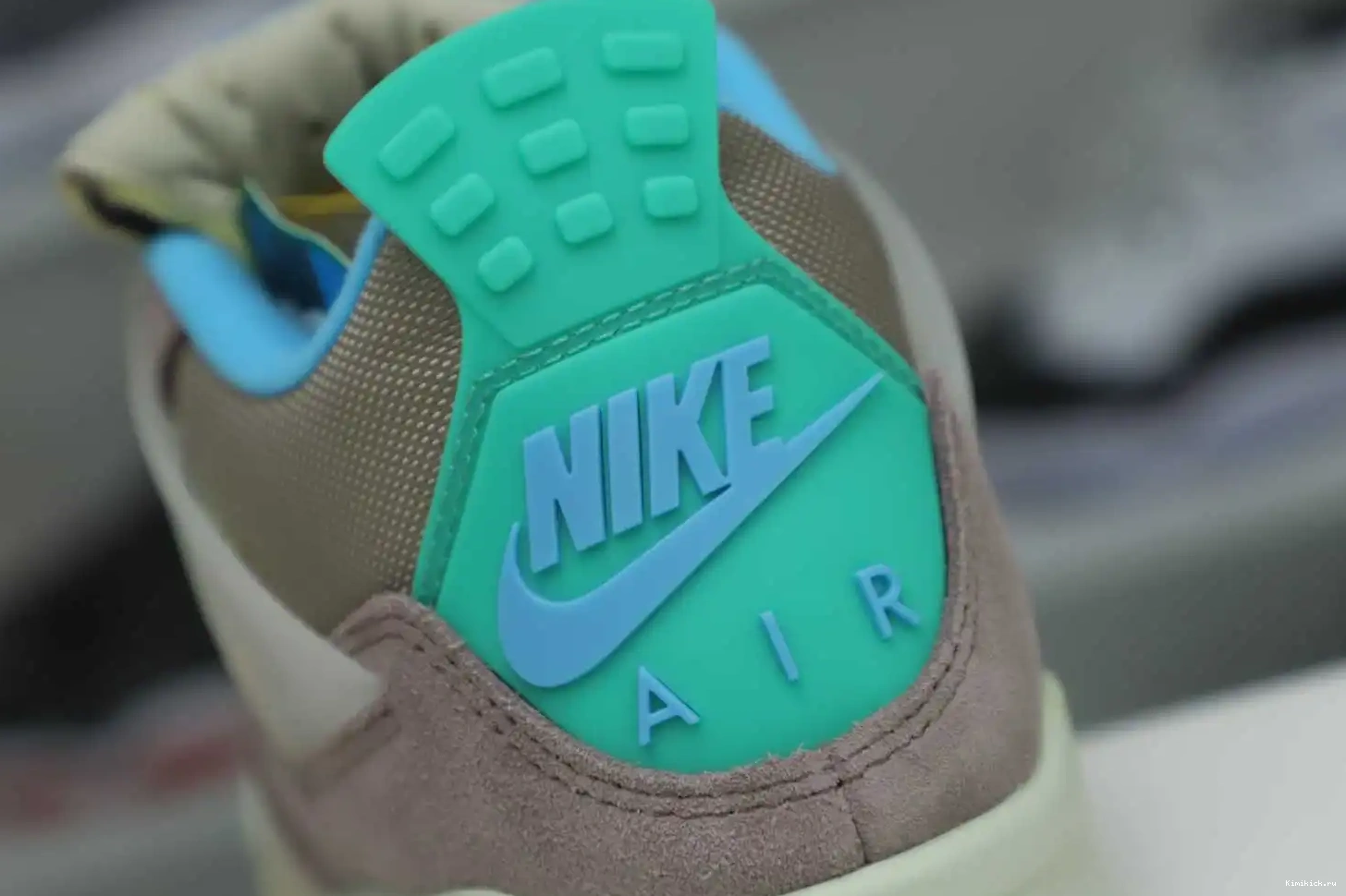4 JORDAN LA RETRO HAZE' UNION AIR Kimikick X 'TAUPE 0406